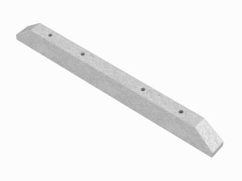 Concrete Spur Slab 3D 모델
