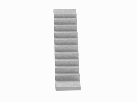 Concrete Stairs 3D Model