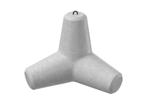 Concrete Tetrapod 3D Модель