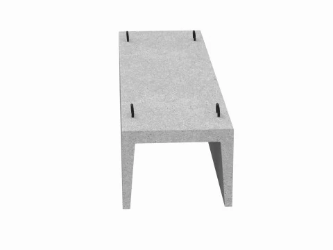Concrete Trench 3D Model