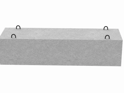 Concrete Trench 3D Model