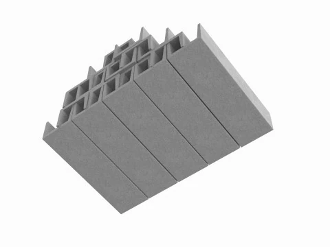 Concrete Trenches 3D Model