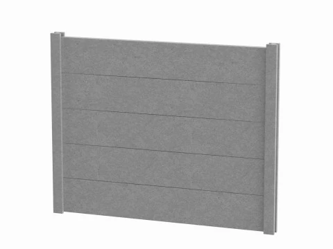 Бетонная стена 3D Модель