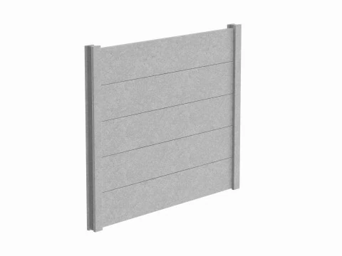 Concrete Wall 3D Model