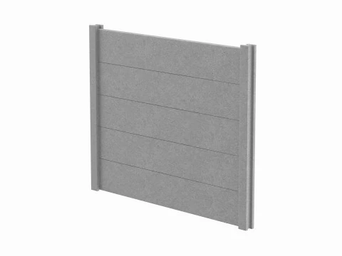 Concrete Wall 3D Model