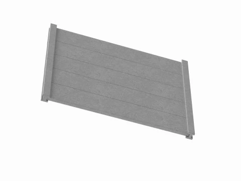 Concrete Wall 3D Model