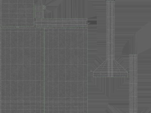 Concrete Wall Panel 3Dモデル