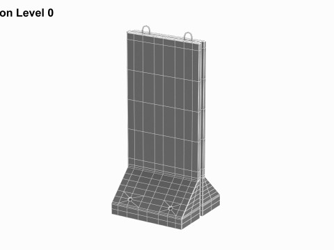Concrete Wall Panel 3Dモデル