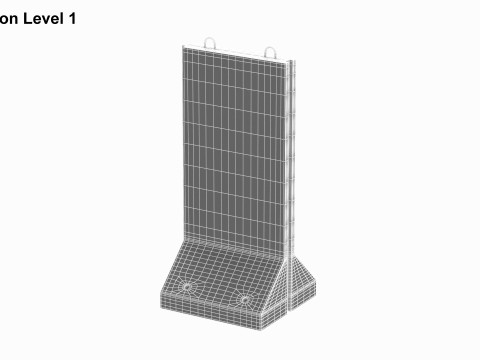 Concrete Wall Panel 3Dモデル