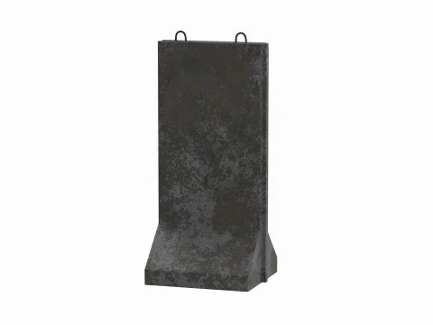 Pannello da muro in cemento Modello 3D