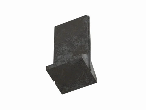 Pannello da muro in cemento Modello 3D
