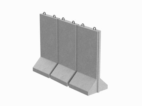 Concrete Wall Panel 3D Модель