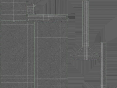Concrete Wall Panel 3D Model