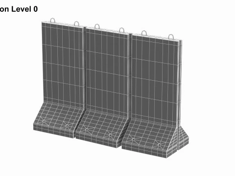 Concrete Wall Panel 3D Model