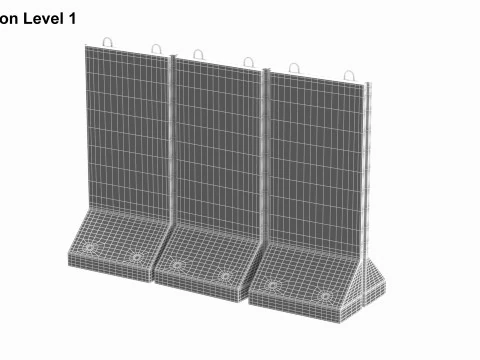 Concrete Wall Panel 3D Model
