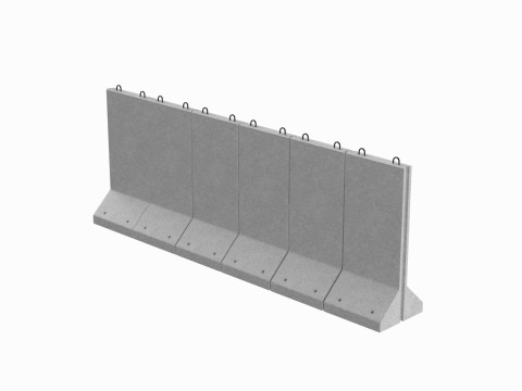 Concrete Wall Panel 3D 模型