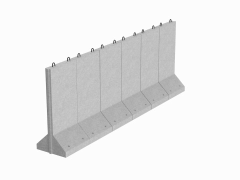 Concrete Wall Panel 3Dモデル