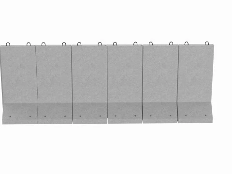 Concrete Wall Panel 3D Model