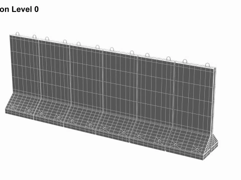 Concrete Wall Panel 3D Model