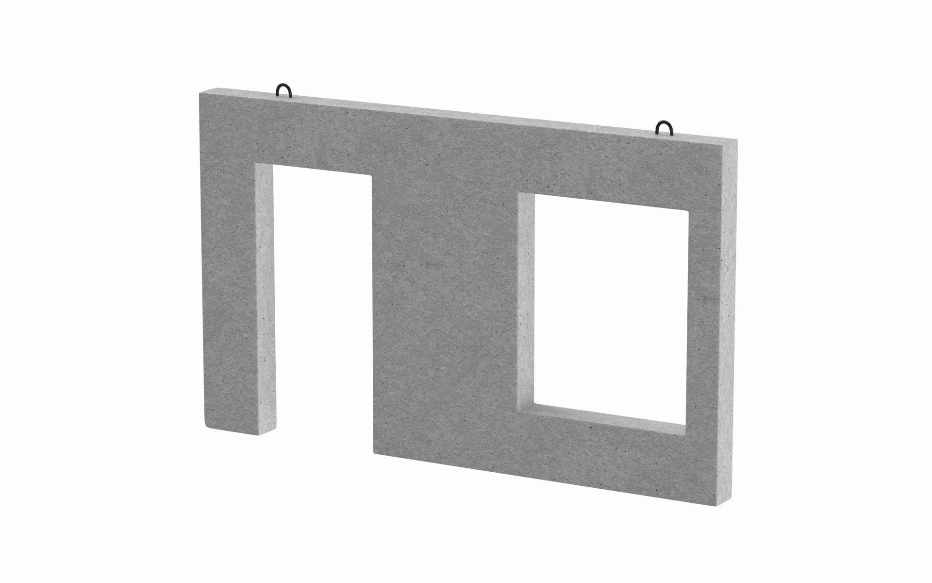 Betonwandfassade 3D Modell .c4d .max .obj .3ds .fbx .stl .blend 