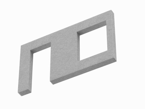 Concrete Wall Facade 3D 모델