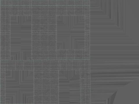 Concrete Wall Facade 3D 모델