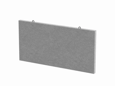 Фасад Бетонной Стены 3D Модель