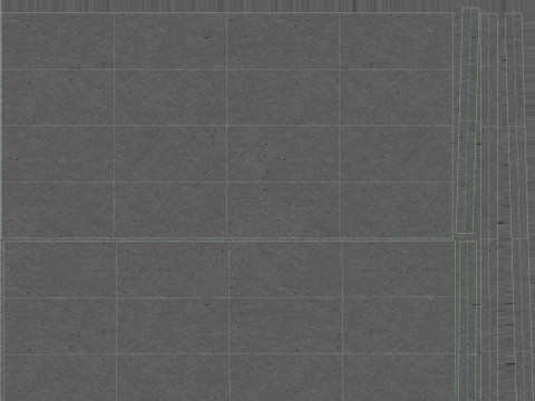 Concrete Wall Facade 3Dモデル