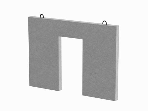 Concrete Wall Panel 3D Model