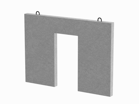 Concrete Wall Panel 3D Model