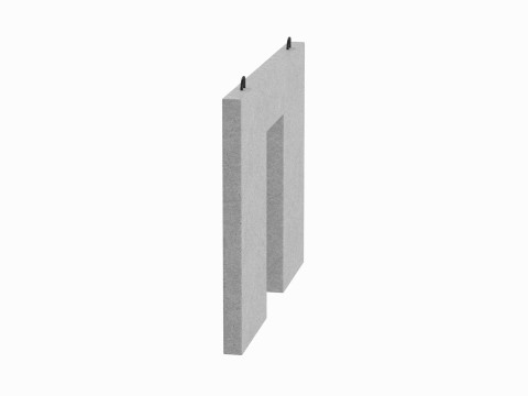 Concrete Wall Panel 3D Model