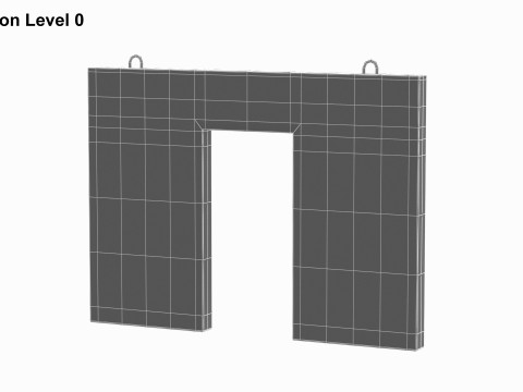 Concrete Wall Panel 3D Model