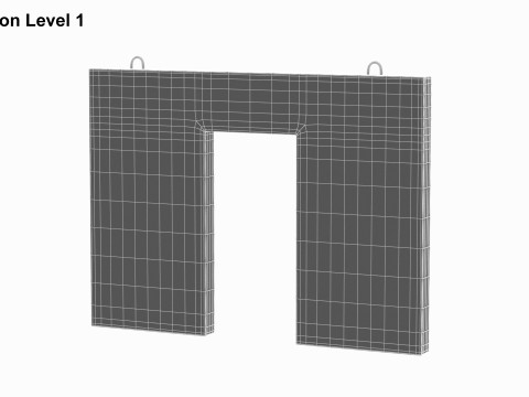 Concrete Wall Panel 3D Model