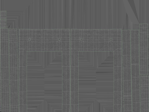 Concrete Window Panel Modelo 3D