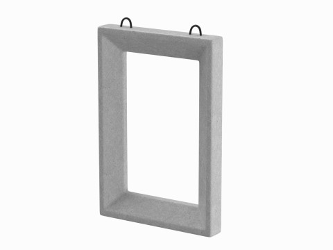Concrete Window Panel 3D 模型