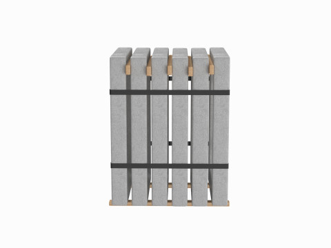 Concrete Window Panels 3D Model