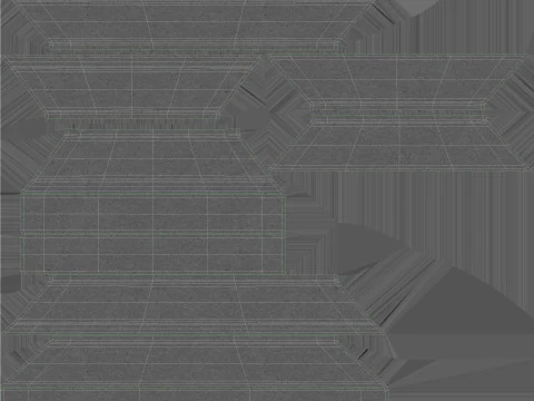 Concrete Window Panels 3D Model