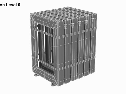 Concrete Window Panels 3D Model