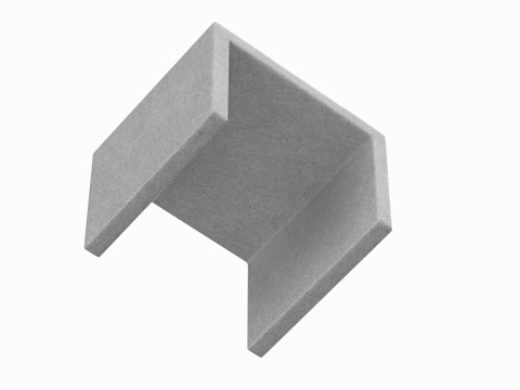 Industrial Concrete Block Modèle 3D