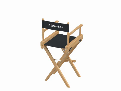 Vorsitzender des Filmregisseurs 3D Modell