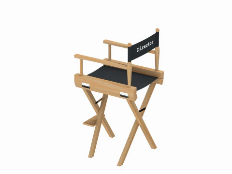 Vorsitzender des Filmregisseurs 3D Modell