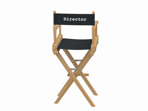 Vorsitzender des Filmregisseurs 3D Modell