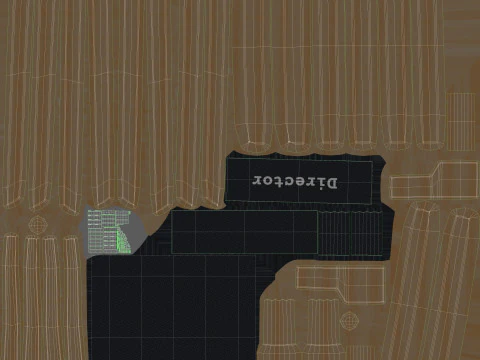 Vorsitzender des Filmregisseurs 3D Modell