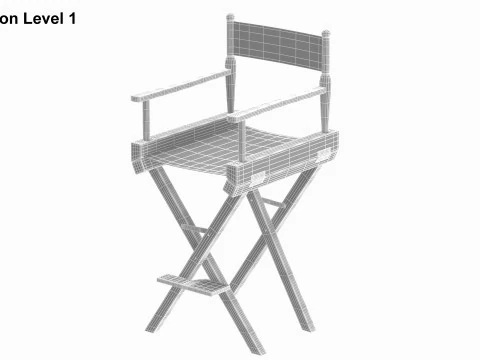 Vorsitzender des Filmregisseurs 3D Modell