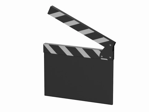 Filmtafel 3D Modell