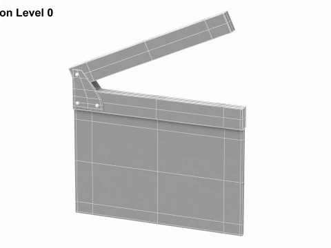 Filmtafel 3D Modell