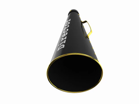 Old Movie Director Megaphone 3D Model