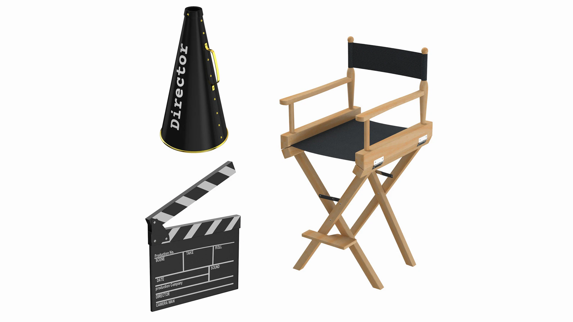 Movie Tools Collection 3D Model .c4d .max .obj .3ds .fbx .stl .blend