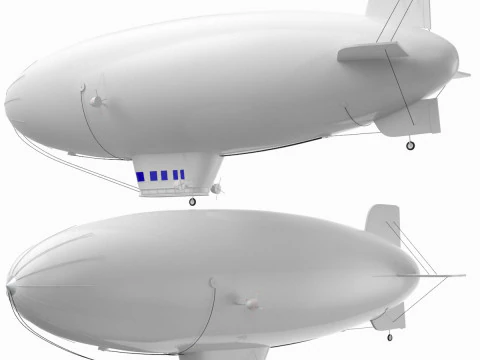 Blimp 3D Model