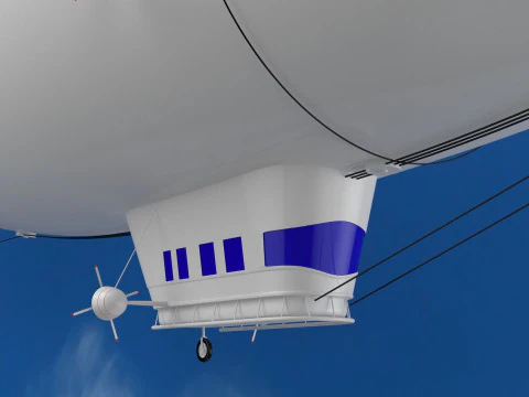 Blimp 3D Model
